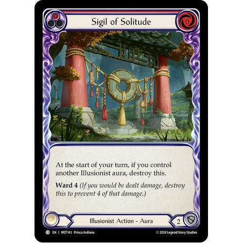 Sigil of Solitude (Red) - MST
