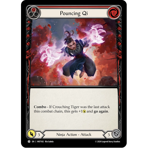 Pouncing Qi (Red) - MST
