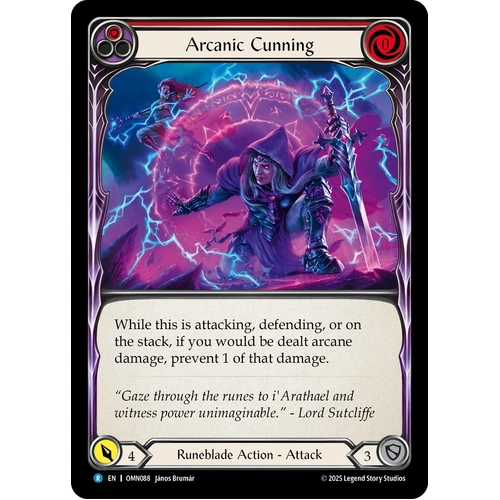 Arcanic Cunning (Red) [OMN088] (Omens of the Third Age)