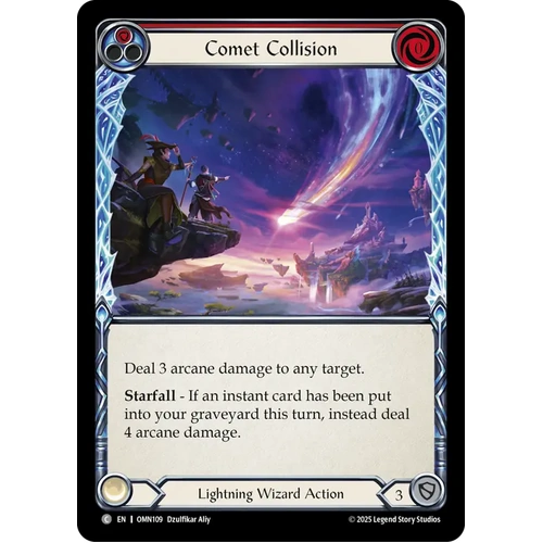 Comet Collision (Red) [OMN109] (Omens of the Third Age)  Rainbow Foil