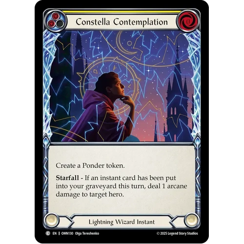 Constella Contemplation (Yellow) [OMN130] (Omens of the Third Age)  Rainbow Foil