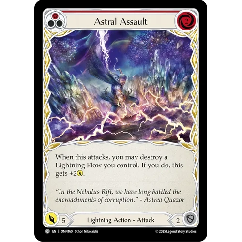 Astral Assault (Red) [OMN160] (Omens of the Third Age)