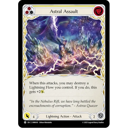 Astral Assault (Yellow) [OMN161] (Omens of the Third Age)
