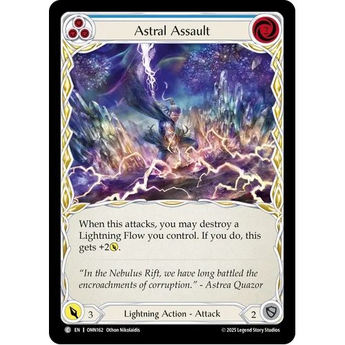 Astral Assault (Blue) [OMN162] (Omens of the Third Age)