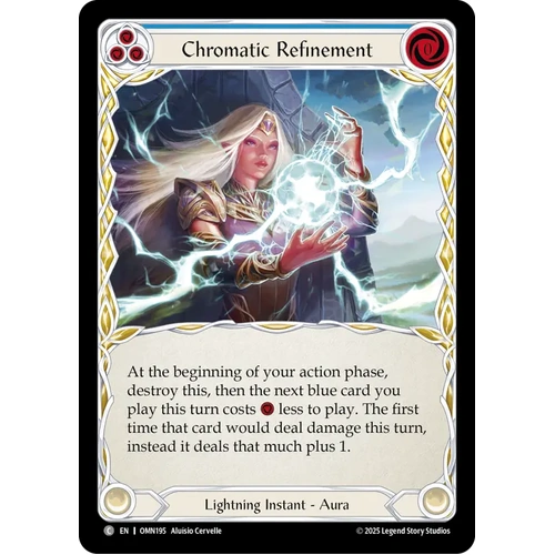 Chromatic Refinement (Blue) [OMN195] (Omens of the Third Age)  Rainbow Foil