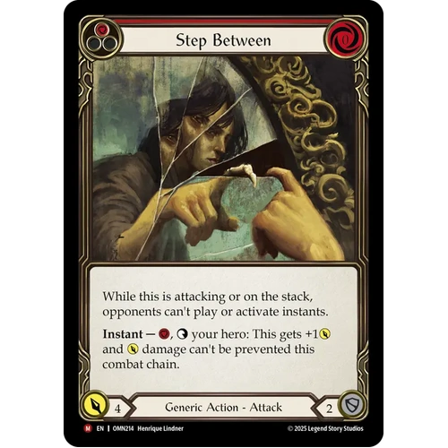 Step Between (Red) [OMN214] (Omens of the Third Age)  Rainbow Foil