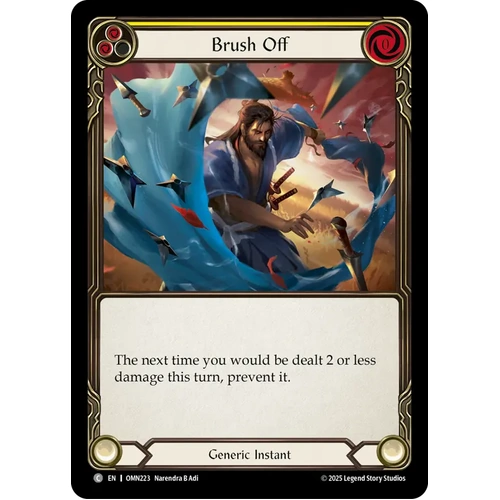 Brush Off (Yellow) [OMN223] (Omens of the Third Age)