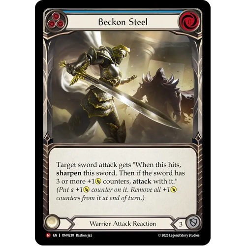 Beckon Steel (Blue) [OMN238] (Omens of the Third Age)