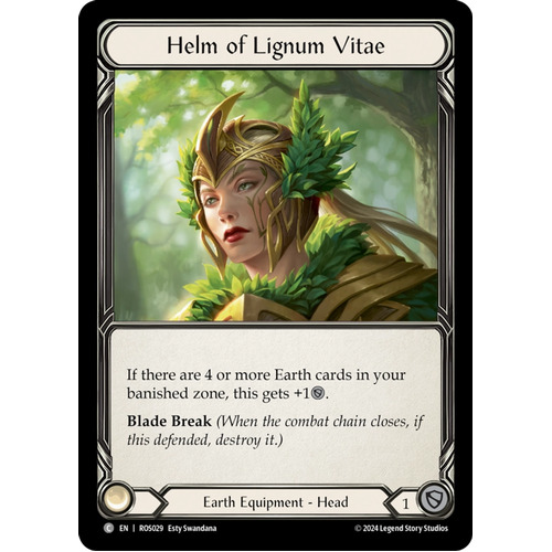 Helm of Lignum Vitae (Cold Foil) - ROS