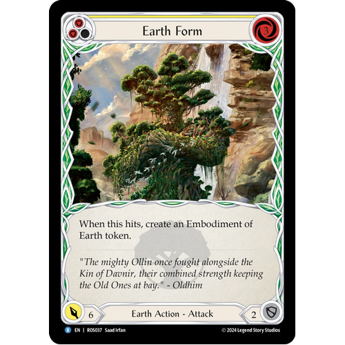 Earth Form (Yellow) (Rainbow Foil) - ROS