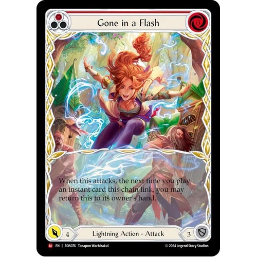 Gone in a Flash (Extended Art) (Rainbow Foil) - ROS
