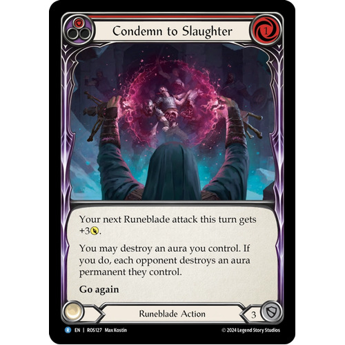 Condemn to Slaughter (Red) (Regular) - ROS