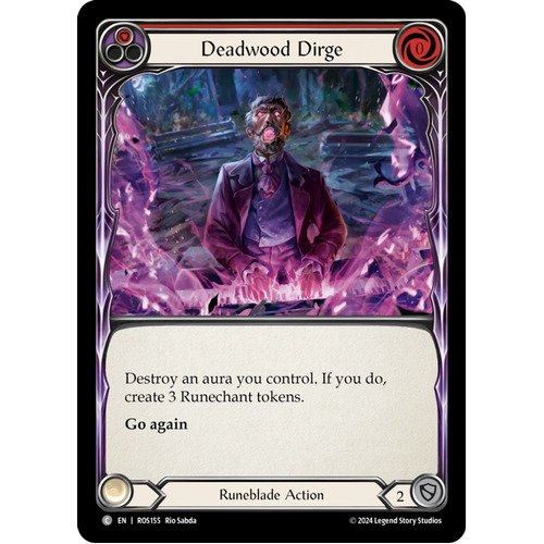Deadwood Dirge (Red) (Regular) - ROS