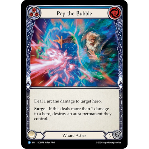 Pop the Bubble (Blue) (Rainbow Foil) - ROS