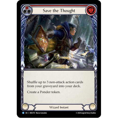 Save the Thought (Red) (Regular) - ROS