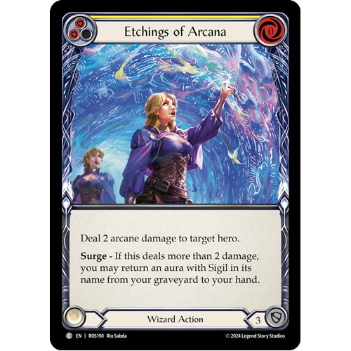 Etchings of Arcana (Yellow) (Regular) - ROS