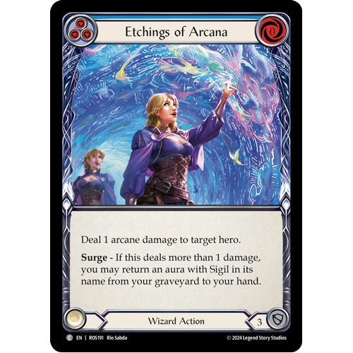 Etchings of Arcana (Blue) (Regular) - ROS