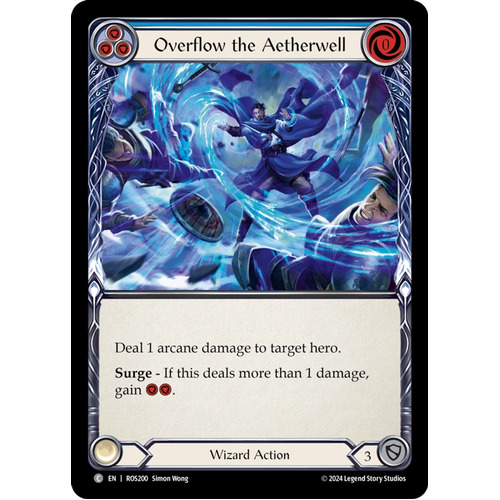 Overflow the Aetherwell (Blue) (Regular) - ROS