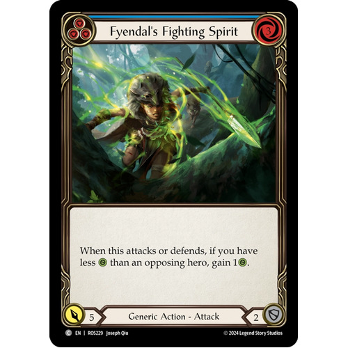 Fyendal's Fighting Spirit (Blue) (Regular) - ROS