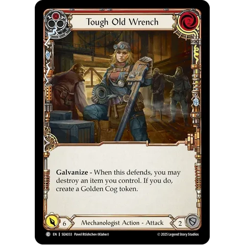Tough Old Wrench (Red) (Rainbow Foil)