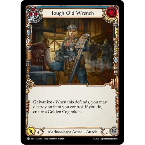 Tough Old Wrench (Blue) (Regular)