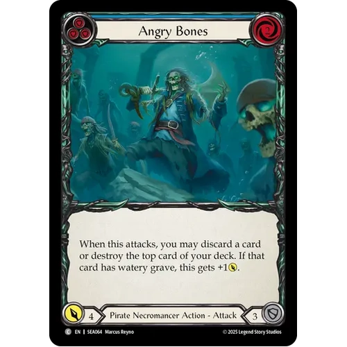 Angry Bones (Blue) (Rainbow Foil)