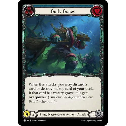 Burly Bones (Blue) (Rainbow Foil)