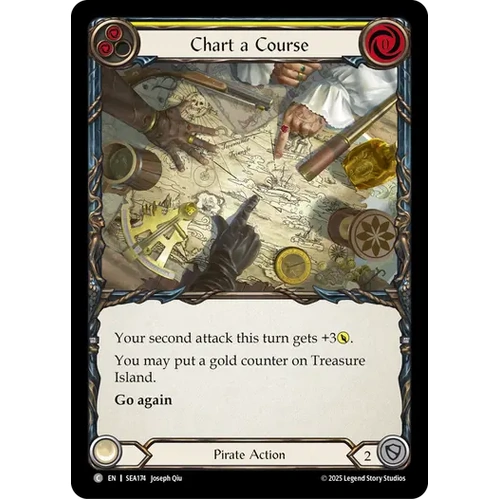 Chart a Course (Yellow) (Rainbow Foil)