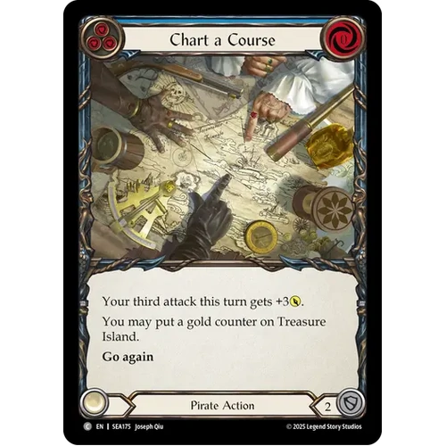 Chart a Course (Blue) (Rainbow Foil)