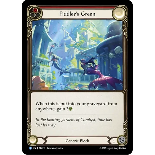 Fiddler's Green (Red) (Rainbow Foil)