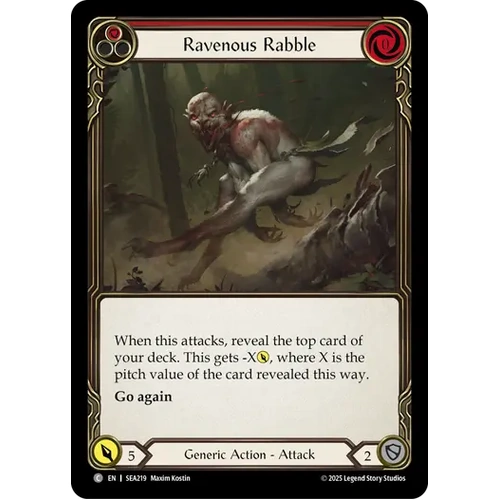 Ravenous Rabble (Red) (Regular)