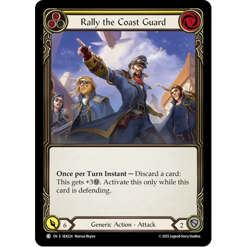 Rally the Coast Guard (Yellow) (Rainbow Foil)