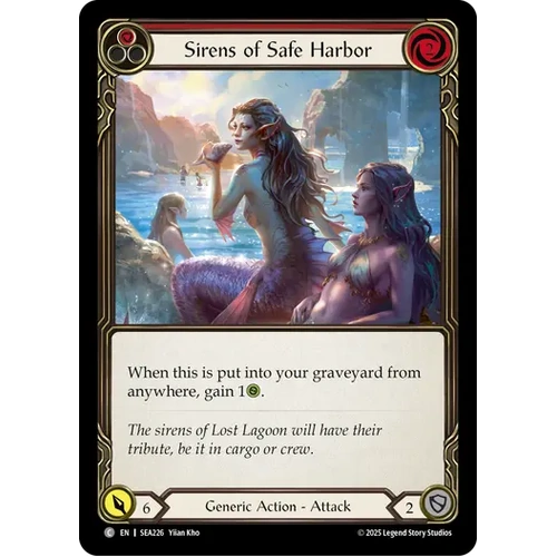 Sirens of Safe Harbor (Red) (Rainbow Foil)