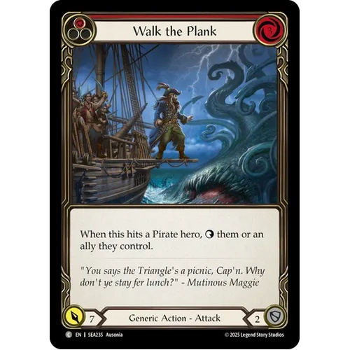 Walk the Plank (Red) (Rainbow Foil)