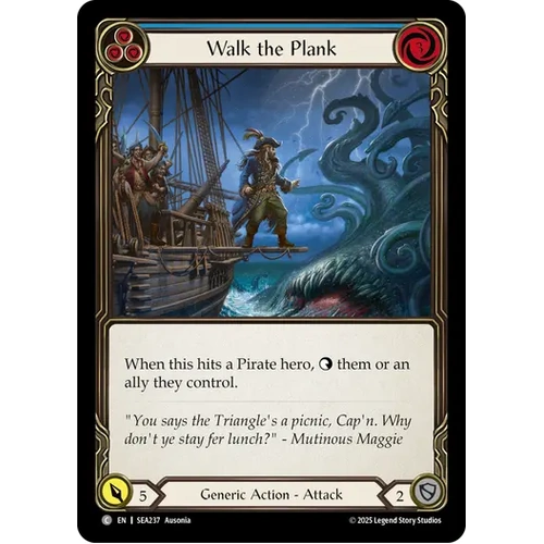Walk the Plank (Blue) (Rainbow Foil)