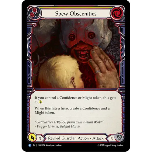 Spew Obscenities (Rainbow Foil) - SUP