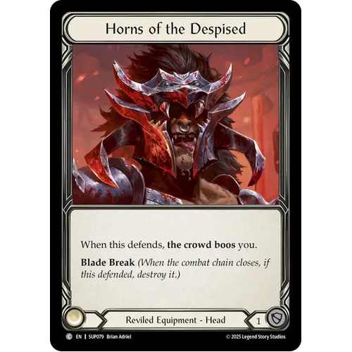 Horns of the Despised (Extended Art) (Cold Foil) - SUP