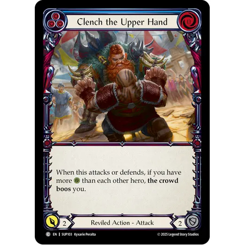 Clench the Upper Hand (Blue) (Regular) - SUP