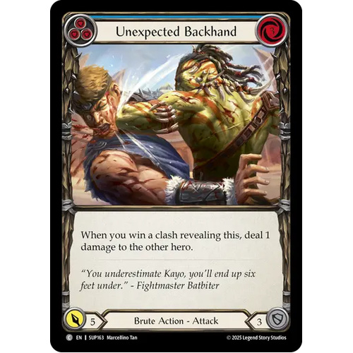 Unexpected Backhand (Blue) (Regular) - SUP