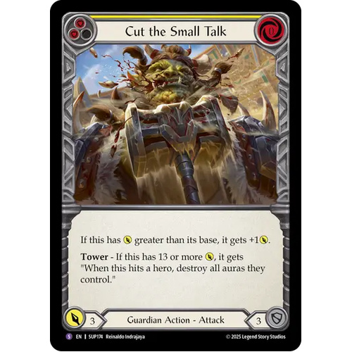 Cut the Small Talk (Regular) - SUP