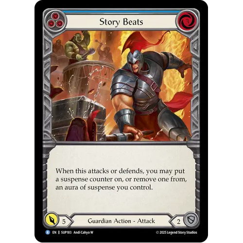 Story Beats (Blue) (Rainbow Foil) - SUP