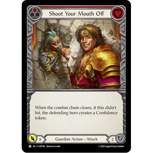 Shoot Your Mouth Off (Red) (Regular) - SUP