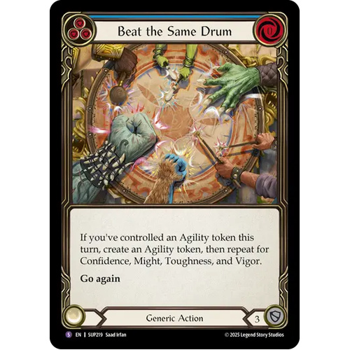 Beat the Same Drum (Rainbow Foil) - SUP