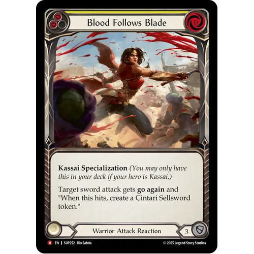 Blood Follows Blade (Regular) - SUP