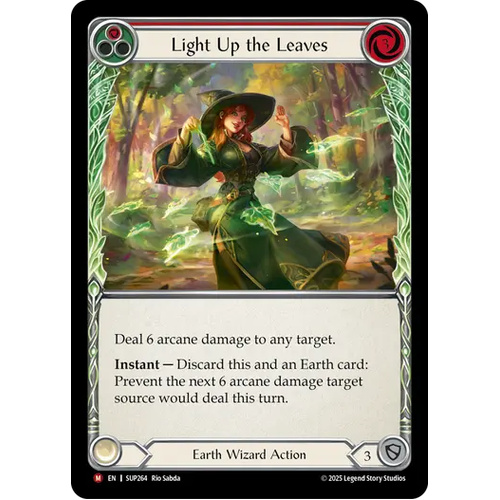 Light Up the Leaves (Red) (Rainbow Foil) - SUP