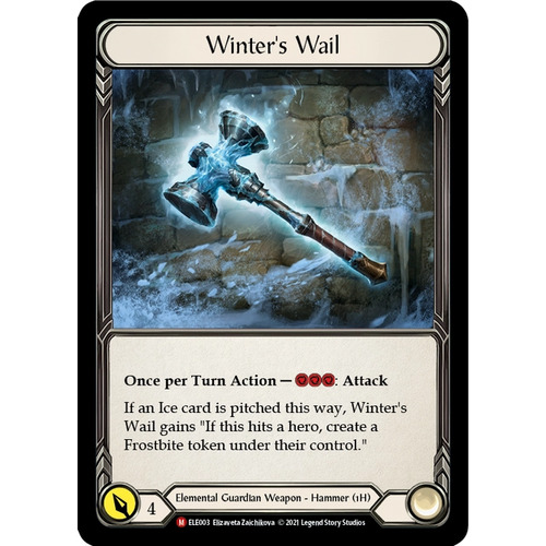 Winter's Wail (Rainbow Foil) (Unlimited) - ELE