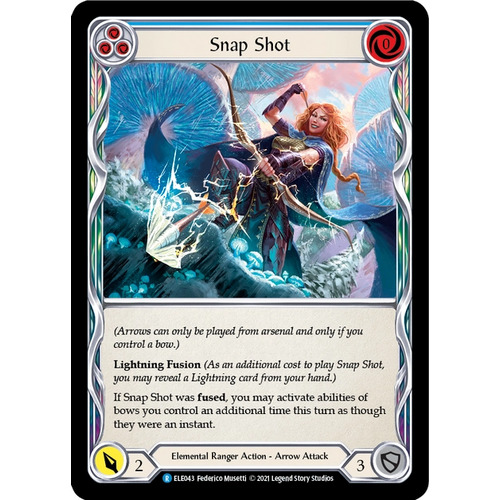 Snap Shot (Blue) (Rainbow Foil) (Unlimited) - ELE