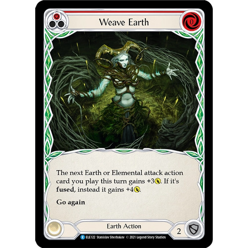 Weave Earth (Red) (Rainbow Foil) (Unlimited) - ELE