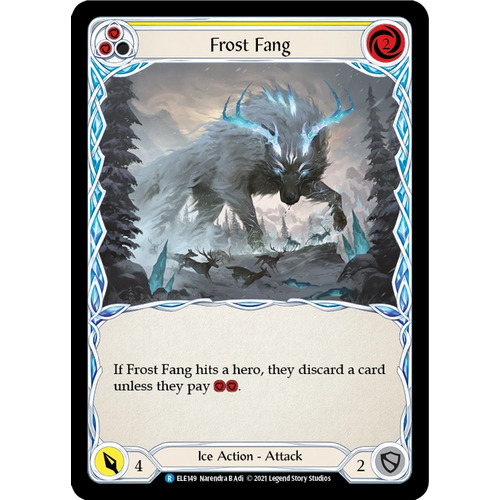 Frost Fang (Yellow) (Rainbow Foil) (Unlimited) - ELE