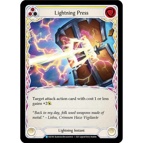 Lightning Press (Yellow)  (Unlimited) - ELE